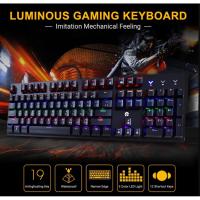 ??HOT!!ลดราคา?? OKER KEYBOARD คีย์บอร์ดสำหรับเล่นเกมส์ Blue-Switch k9138 ##ที่ชาร์จ แท็บเล็ต ไร้สาย เสียง หูฟัง เคส Airpodss ลำโพง Wireless Bluetooth โทรศัพท์ USB ปลั๊ก เมาท์ HDMI สายคอมพิวเตอร์