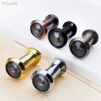 Door Viewer 26mm 220-degree Peephole Zinc Alloy Adjustable Anti-Theft Eye Security Wide Viewing Angle with Duty Privacy Cover