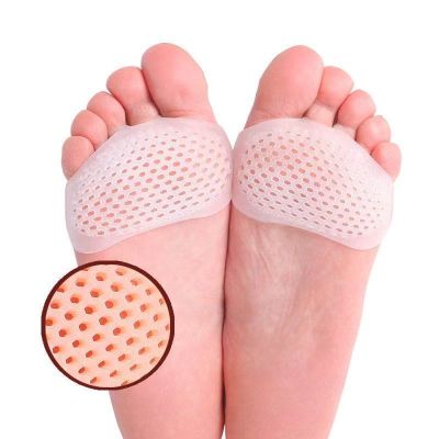 ✔ 1pair Silicone Metatarsal Pads Toe Separator Pain Relief Foot Pads Orthotics Foot Massage Insoles Forefoot Socks Foot Care Tool