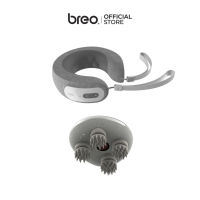 [ส่งฟรี ขั้นต่ำ 0.-] breo Bundles Set เครื่องนวดคอ รุ่น iNeck 3 Pro + เครื่องนวดหนังศีรษะ รุ่น Scalp Mini Pro