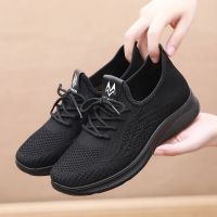 High quality new style womens casual sports shoes non-slip flat mother walking shoes spring and summer old Beijing cloth shoes womens single shoes