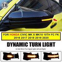 Luz de sinalização dinâmica do espelho lateral do carro pisca-pisca sequencial Honda Civic MK X MK10 10th FC FK 2016 2017 2018 2019 2020