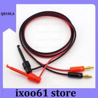 ixoo61 store 1 Pair 1M 4mm Banana Plug to Electric Hook Clip Test Lead Cable Gold Plated For Multimeter Wire Connector