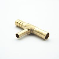 Tee Type Reducing Hose Barb Brass Barbed Tube Pipe Fitting Reducer Coupler Connector Adapter For Fuel Gas Water