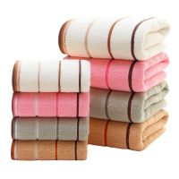 ❄⊙☊ 100 Cotton Towel Absorbent Towel Cotton High-grade Household Adult Soft Washcloth Face Towel Bath Towel