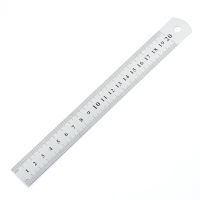 1PCS 20cm 8 Inch Straight Ruler Precision Stainless Steel Metal Ruler Double-sided Learning Office Stationery