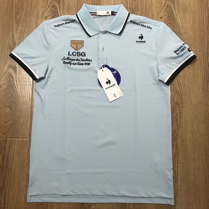 exports-japan-and-south-korea-golf-rooster-mens-short-sleeve-t-shirt-uniform-stretch-bead-quick-drying-clothes-3013-fashion-movement-golf