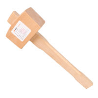 130mm Solid Beech Hammer Carpenter Wood Carving Mallet Smooth Surface Woodworking