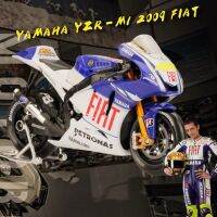 Maisto 1:10 Fiat Yamaha 2009 Rossi โมเดลมอเตอร์ไซค์โลหะผสมจำลองการหล่อโลหะของขวัญของเล่นเด็กแบบจำลอง