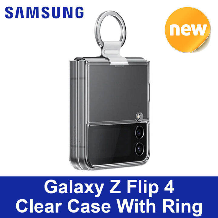 SAMSUNG EFOF721 Galaxy Z Flip 4 Clear Case with Ring Korea Lazada PH