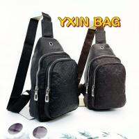 [YXIN](พร้อมส่ง) 8202# New กระเป๋าคาดอก กระเป๋าสะพายไหล่ผู้ชาย YXIN Fashion หนังPU มีขายราคาส่ง 8203# 8204# 8205#