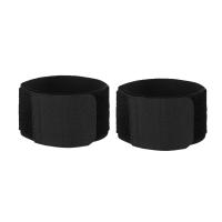 1 Pair Soccer Shin Guard Stay Fixed Bandage Tape Shin Pads,Black