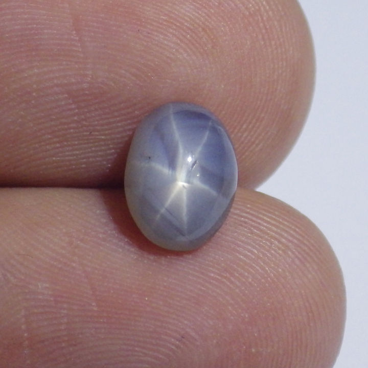 พลอย-สตาร์-แซฟไฟร์-ดิบ-ธรรมชาติ-แท้-unheated-natural-white-star-sapphire-หนัก-2-58-กะรัต