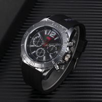 Famous Brand Super Big Dial Fashion Sports Mens Watch Waterproof Rubber Band Quartz Wristwatch Clock Male Relojes Hombre Horloge