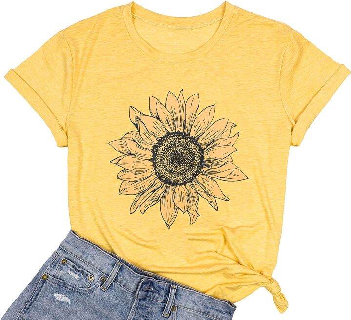 sunflower t shirt womens