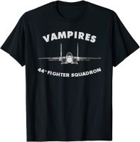 44Th Fighter Squadron Vampires F15 Eagle Jet Fighter Men Tshirt 100 Cotton Tees 100% cotton T-shirt