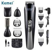 Mybeloved Kemei SUPER GROOMING KIT 11in1 รุ่น KM-600 ชุดเครื่องจัดแต่งทรงผม ปัตตาเลี่ยน ชาร์ตไฟได้ เครื่องโกนหนวด ตัดขนจมูก ตัดผมสั้น ที่ตัดผมไฟฟ้า เครื่องตัดผม ตัดขน บัตตาเลี่ยน โกนผม โกนขน แบตตาเลี่ยน แบบไร้สาย ตัดผมเด็ก ชุดบัดตาเลียน ใบมีดโลหะชนิดพิเศษ