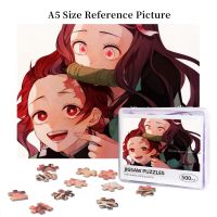 Demon Slayer Kamado Nezuko (16) Wooden Jigsaw Puzzle 500 Pieces Educational Toy Painting Art Decor Decompression toys 500pcs