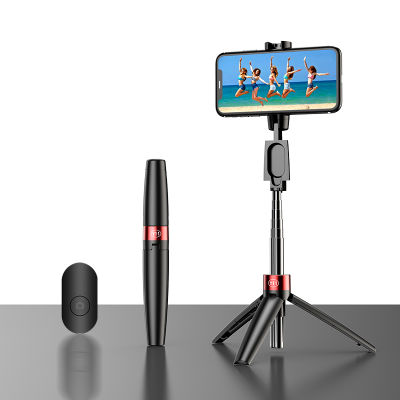 BFOLLOW 3 in 1 Selfie Stick Tripod Wireless Bluetooth Cell Phone Holder Handheld Gimbal for iPhone Shooting Video Vlog Facetime