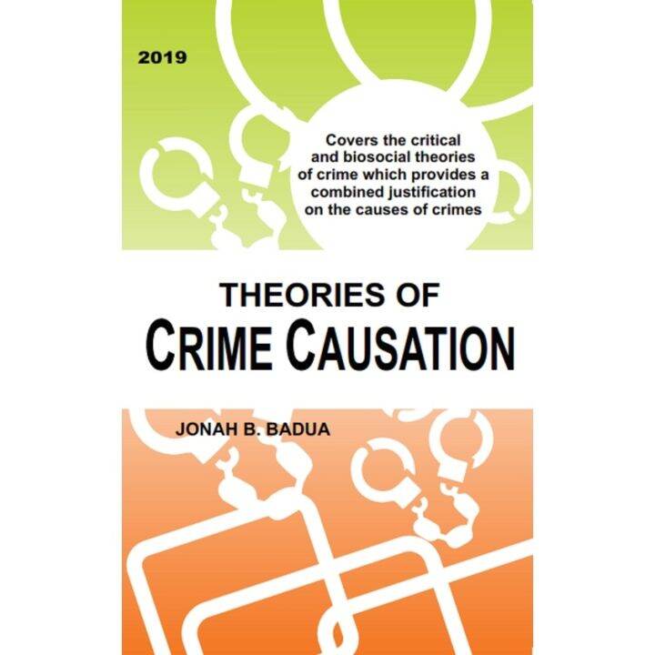 THEORIES OF CRIME CAUSATION | Lazada PH