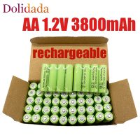 【Stylish】 100% Original 1.2V AA 3800Mah Ni MH ชาร์จได้ AA สามารถใช้สำหรับ MP3โคมไฟ LED ของไมโครโฟนกล้องของเล่น