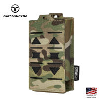 TOPTACPRO Tactical Magazine Pouch For 556 Singel Mag Carrier MOLLE Magazine Holder Laser Cut Military Belt-Pouch 8514