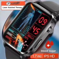 ☇❈▼ 2023 New Non-invasive Blood Sugar Smart Watch Men Laser Treatment Health Blood Pressure Sport Smartwatch Women Glucometer Watch