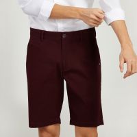 LTD กางเกงชิโน่ขาสั้น สีแดงเข้ม ผู้ชาย | Chino Shorts | 0925