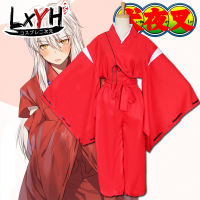 [LXYH- COSER KING] อะนิเมะ Inuyasha Kikyo Kimono ชุดคอสเพลย์เครื่องแต่งกายฮาโลวีนเครื่องแต่งกาย Cosplay Costume ผู้ชาย