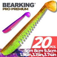 BEARKING Awaruเหยื่อตกปลา5ซม.8ซม.9.5ซม.11ซม.เหยื่อประดิษฐ์Wobblers Soft Lures Shadปลาคาร์พซิลิโคนนุ่มเหยื่อTackle-Luqiande