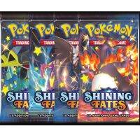 Pokemon อย่างเป็นทางการ TCG: ส่องแสงแพ็คบูสเตอร์ Fates (4 Package)