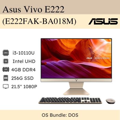 ALL IN ONE (ออลอินวัน) Asus Vivo E222 (E222FAK-BA018M) / Intel Core i3 / 4GB / 256GB SSD / 21.5