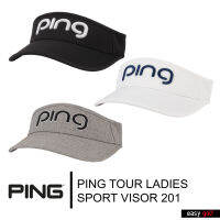 PING CAP TOUR LADIES SPORT VISOR 201 PING CAP WOMEN หมวกกอล์ฟ หมวกกีฬาผู้หญิง