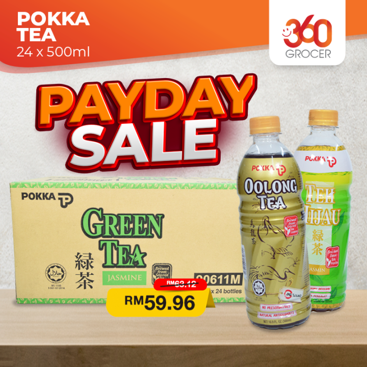 POKKA JASMINE / OOLONG TEA 24 x 500ML Lazada