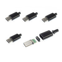 5pcs TYPE-C USB Plug Male connector With PCB 24pin welding Data line interface DIY data cable accessories