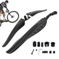 Bike Mudguard Cycling Fenders MTB Mudguard Adjustable Bike Guards Protector Thick And Flexible Cycling Mud Guard Fender For Tourist Bicycles And Mountain Bikes convenient