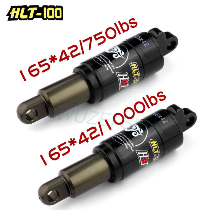 htl-100-150165185มิลลิเมตรจักรยานแรงกระแทกด้านหลังจักรยานเสือภูเขาน้ำมันฤดูใบไม้ผลิ-mtb-สกู๊ตเตอร์ไฟฟ้าขี่จักรยานโช้คอัพระงับ8501000ปอนด์