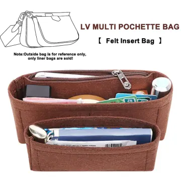 For Pochette Metis Flap Bag Insert Organizer Inner Purse Portabl