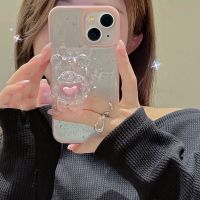 yqcx001 sell well - / Cute Cartoon 3D Crystal Bear Transparent Glitter Phone Case For iPhone 13 12 11 Pro XS Max X XR 7 8 Plus Soft Clear Back Cover