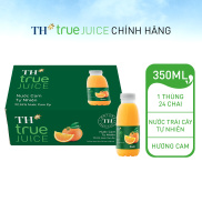 Thùng 24 chai nước cam tự nhiên TH True Juice 350ml 350ml x 24