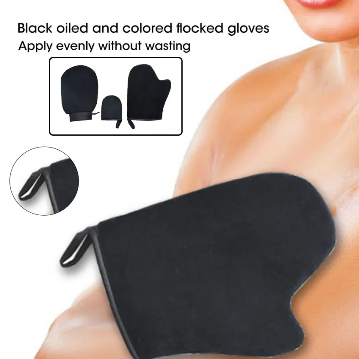 3Pcs New Reusable Body Self Tan Applicator Tanning Gloves Cream Lotion