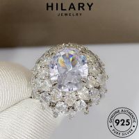 Hilary JEWELRY แหวนเงิน 925 ประดับไพลิน หรูหรา สําหรับผู้หญิง R285