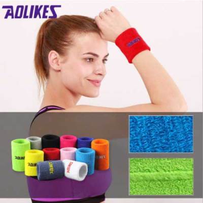 ผ้ารัดข้อมือ ซับเหงื่อ Aolikes Wrist Support Towel ขนาด 8 x 8 ซม.