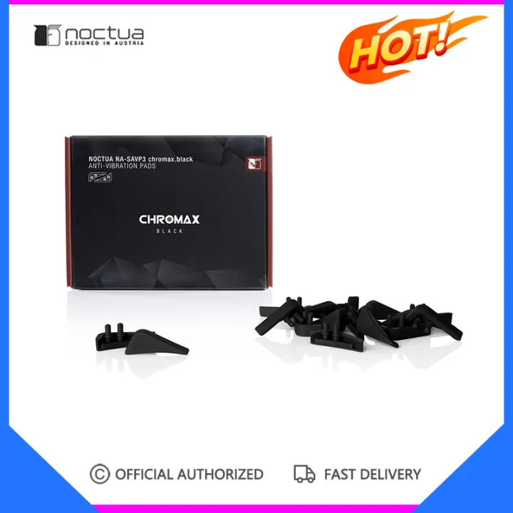 Noctua NASAVP3 chromax.black Antivibration pads for Noctua NFA15