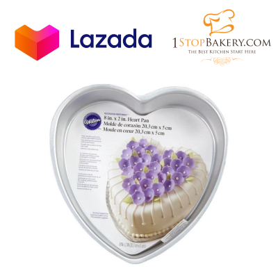 Wilton 2105-601 Decorator Preferred Heart Pan 8 x 2 inch./พิมพ์เค้กรูปหัวใจ