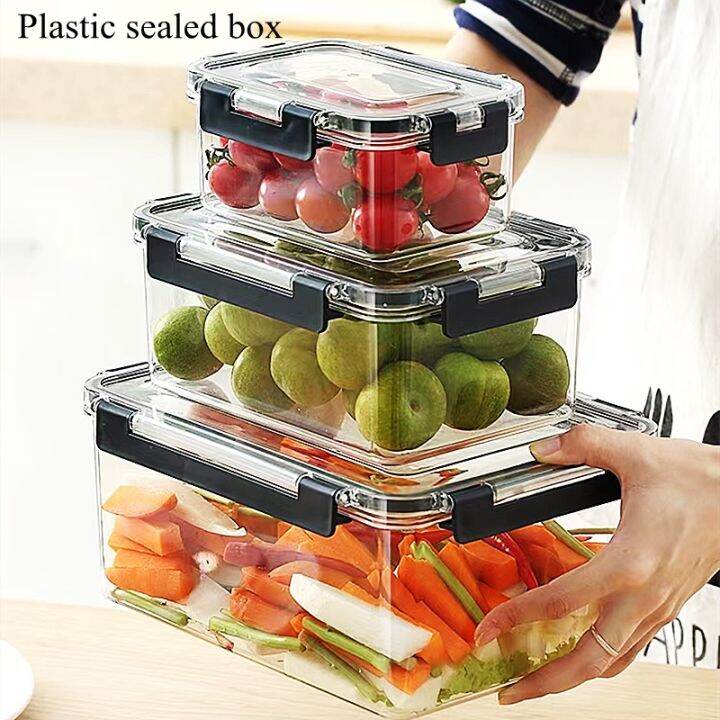 plastic airtight container food storage box airtight food storage organizer fruit Lunch box