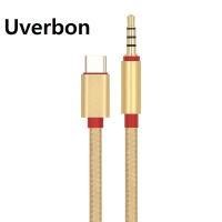 USB ชนิด C ถึง3.5มม. สาย AUX สายสัญญาณเสียง DAC-C สำหรับหูฟังลำโพงรถยนต์อะแดปเตอร์เสริม Cabo Samsung Sony
