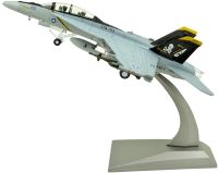 1:100 F/A-18B Hornet Fighter Attack Metal Plane Model, US Navy VF-103 75 Years,Military Airplane Model,DiecastPlane,for Collecting and Gift