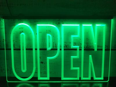 Open Shop Display Cafe Business Led Neon Light Sign-I097