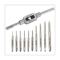 10Pcs Micro-Taps Bit Small Hand Screw Thread Taps M1-M3.5 HSS Mini Metric Plug Tap Screw Tap Drill Tapping Tool